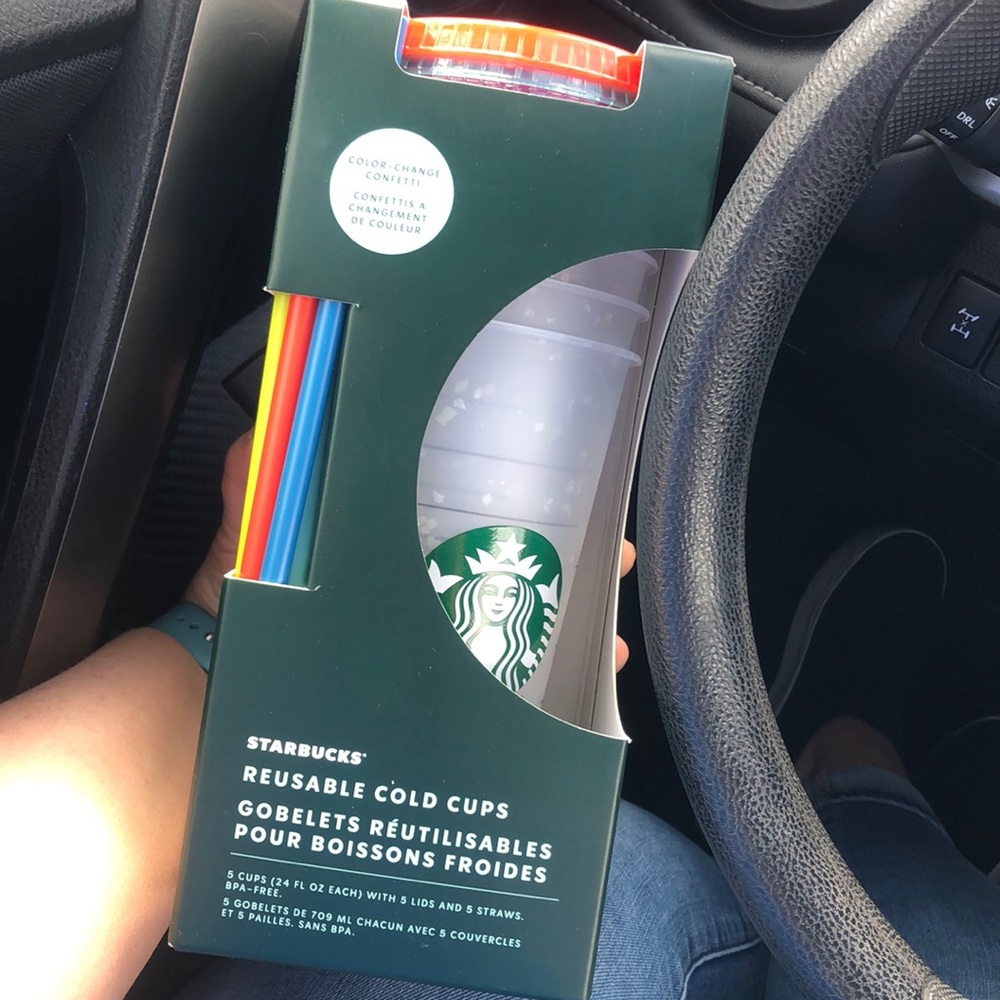 Starbucks Color Changing Confetti Cups 🌈